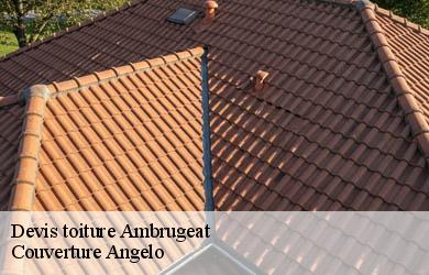Devis toiture  ambrugeat-19250 Couverture Angelo 