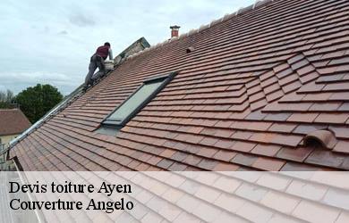 Devis toiture  ayen-19310 Couverture Angelo 
