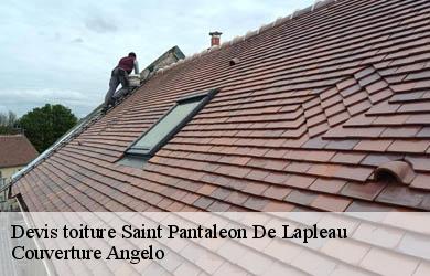 Devis toiture  saint-pantaleon-de-lapleau-19160 Couverture Angelo 