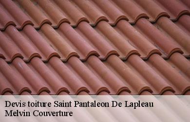 Devis toiture  saint-pantaleon-de-lapleau-19160 Melvin Couverture