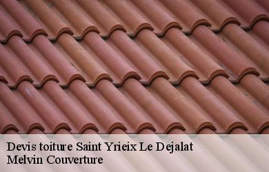 Devis toiture  saint-yrieix-le-dejalat-19300 Melvin Couverture