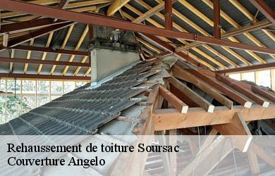 Rehaussement de toiture  soursac-19550 Couverture Angelo 