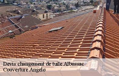 Devis changement de tuile  albussac-19380 Couverture Angelo 