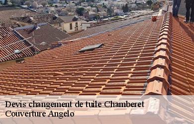 Devis changement de tuile  chamberet-19370 Couverture Angelo 