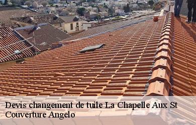 Devis changement de tuile  la-chapelle-aux-st-19120 Couverture Angelo 