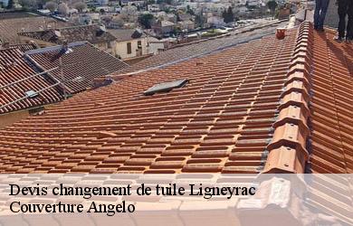 Devis changement de tuile  ligneyrac-19500 Couverture Angelo 