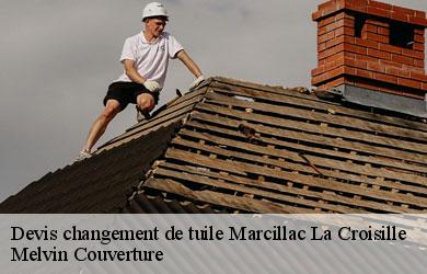 Devis changement de tuile marcillac-la-croisille-19320 Melvin Couverture
