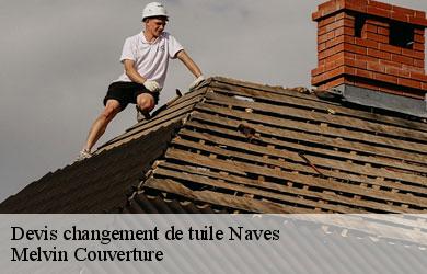 Devis changement de tuile  naves-19460 Melvin Couverture
