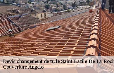 Devis changement de tuile  saint-bazile-de-la-roche-19320 Couverture Angelo 