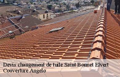 Devis changement de tuile  saint-bonnet-elvert-19380 Couverture Angelo 