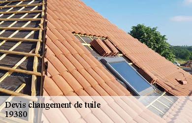 Devis changement de tuile  saint-chamant-19380 Couverture Angelo 