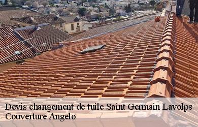 Devis changement de tuile  saint-germain-lavolps-19290 Couverture Angelo 