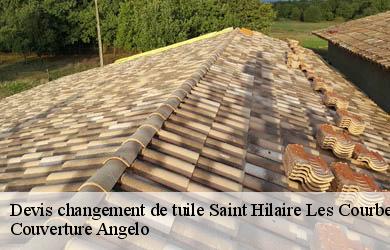 Devis changement de tuile  saint-hilaire-les-courbes-19170 Couverture Angelo 