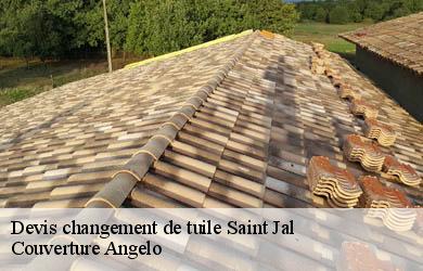 Devis changement de tuile  saint-jal-19700 Couverture Angelo 