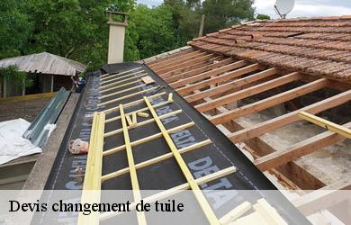 Devis changement de tuile  saint-robert-19310 Couverture Angelo 