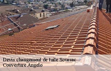 Devis changement de tuile  soursac-19550 Couverture Angelo 