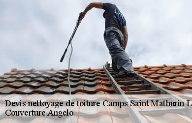 Devis nettoyage de toiture  camps-saint-mathurin-leobaze-19430 Couverture Angelo 