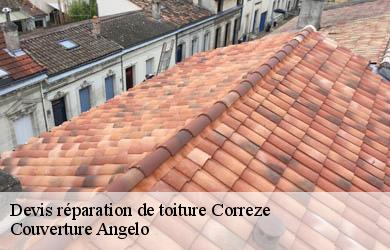 Devis réparation de toiture  correze-19800 Couverture Angelo 