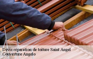 Devis réparation de toiture  saint-angel-19200 Couverture Angelo 