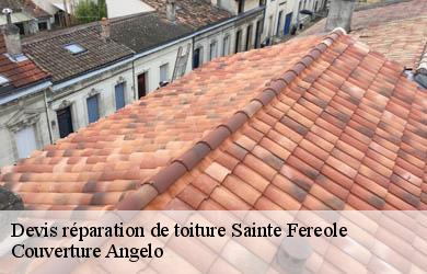 Devis réparation de toiture  sainte-fereole-19270 Couverture Angelo 