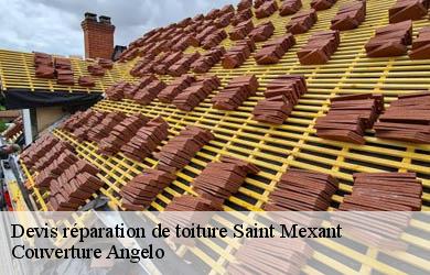Devis réparation de toiture  saint-mexant-19330 Couverture Angelo 