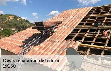 Devis réparation de toiture voutezac-19130 Couverture Angelo