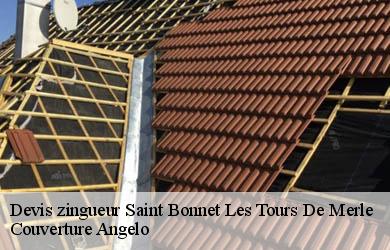 Devis zingueur  saint-bonnet-les-tours-de-merle-19430 Couverture Angelo 