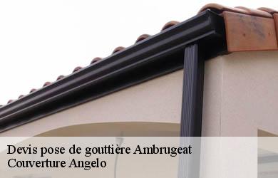 Devis pose de gouttière  ambrugeat-19250 Couverture Angelo 