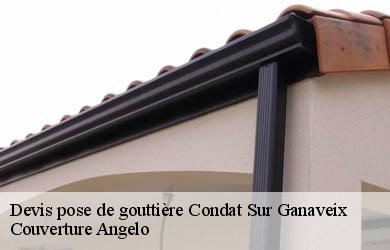 Devis pose de gouttière  condat-sur-ganaveix-19140 Couverture Angelo 