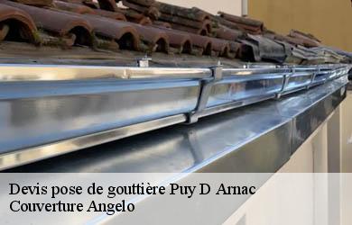 Devis pose de gouttière  puy-d-arnac-19120 Couverture Angelo 
