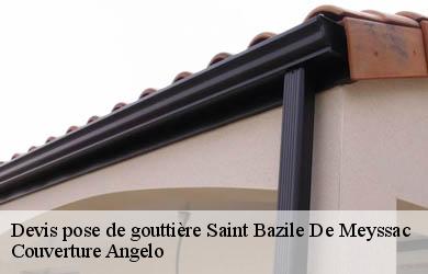 Devis pose de gouttière  saint-bazile-de-meyssac-19500 Couverture Angelo 