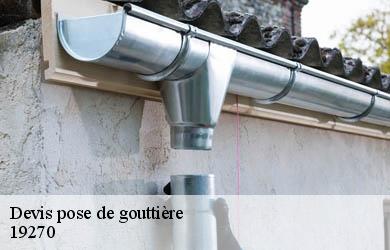 Devis pose de gouttière  saint-pardoux-l-ortigier-19270 Couverture Angelo 