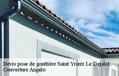 Devis pose de gouttière  saint-yrieix-le-dejalat-19300 Couverture Angelo 