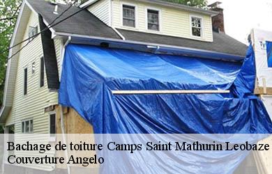 Bachage de toiture camps-saint-mathurin-leobaze-19430 Couverture Angelo