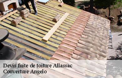 Devis fuite de toiture  allassac-19240 Couverture Angelo 