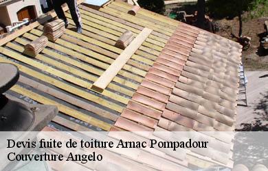 Devis fuite de toiture  arnac-pompadour-19230 Couverture Angelo 