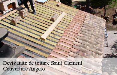 Devis fuite de toiture  saint-clement-19700 Couverture Angelo 