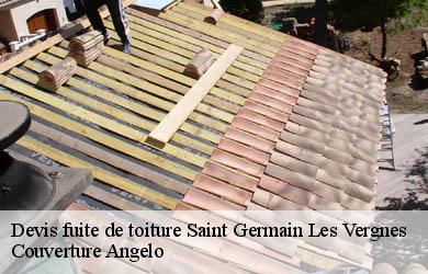 Devis fuite de toiture  saint-germain-les-vergnes-19330 Couverture Angelo 