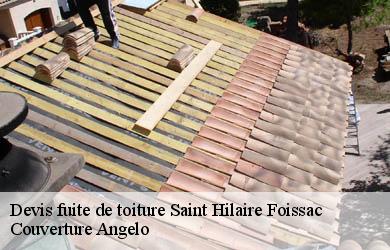 Devis fuite de toiture  saint-hilaire-foissac-19550 Couverture Angelo 
