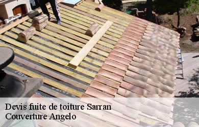 Devis fuite de toiture  sarran-19800 Couverture Angelo 